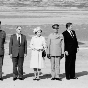 Leaders in Normandy to commemorate the 40th anniversary of D Day Leaders in Normandy to commemorate the 40th anniversary of D Day