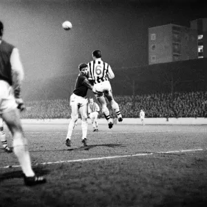 League cup Final First Leg match at Upton park. West Ham United 2 v West Bromwich League cup Final First Leg match at Upton park. West Ham United 2 v West Bromwich