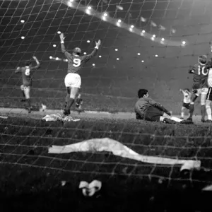 League Cup Quarter Final Manchester United v Derby County Bobby Charlton League Cup Quarter Final Manchester United v Derby County Bobby Charlton