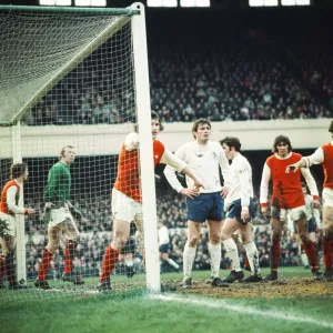 League Division one match. Arsenal 2 v Derby County 0. At Highbury Stadium League Division one match. Arsenal 2 v Derby County 0. At Highbury Stadium