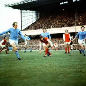 League Division one match at Highbruy. Arsenal 1 v Manchester City 2 League Division one match at Highbruy. Arsenal 1 v Manchester City 2