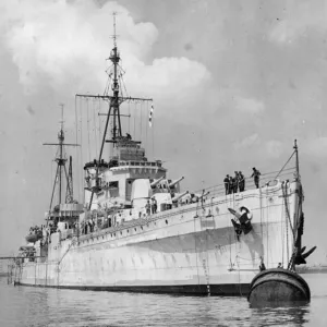 Leander-class Light Cruiser Print circa 1940