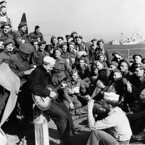 British Boys on American Ships: Lease-end Entertainment Print (01216) British Boys on American Ships: Lease-end Entertainment Print (01216)
