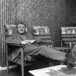 Leeds Skipper, Billy Bremner sits back - waiting and hoping his cold clears up before