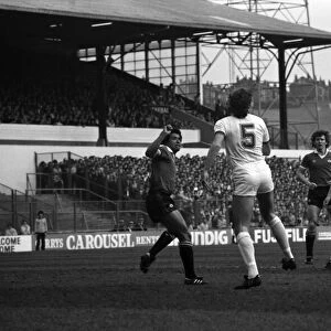 Leeds United 0 v. Manchester United 0. April 1982 MF06-22-117 Local Caption