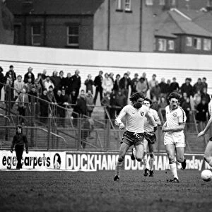 Leeds United 1 v. Norwich City 0. Division One Football. January 1981 MF01-18-057