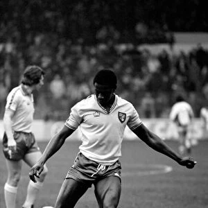Leeds United 1 v. Norwich City 0. Division One Football. January 1981. Justin Fashanu
