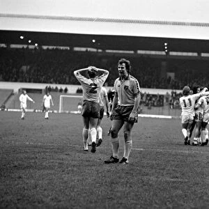 Leeds United 1 v. Norwich City 0. Division One Football. January 1981 MF01-18-051