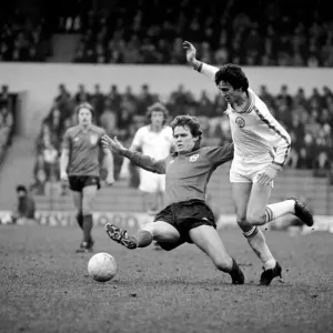 Leeds United 1 v. Sunderland 0. Division One Football. February 1981 MF01-33-051 Leeds United 1 v. Sunderland 0. Division One Football. February 1981 MF01-33-051