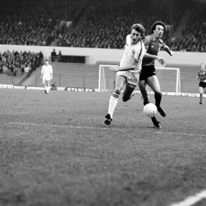Leeds United 1 v. Sunderland 0. Division One Football. February 1981 MF01-33-015 Leeds United 1 v. Sunderland 0. Division One Football. February 1981 MF01-33-015