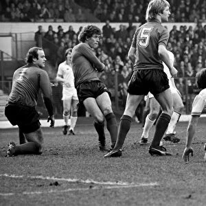 Leeds United 1 v. Sunderland 0. Division One Football. February 1981 MF01-33-092