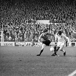 Leeds United 1 v. Sunderland 0. Division One Football. February 1981 MF01-33-096