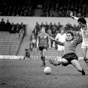 Leeds United 1 v. Sunderland 0. Division One Football. February 1981 MF01-33-051