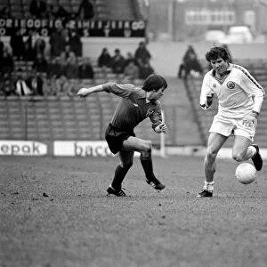 Leeds United 1 v. Sunderland 0. Division One Football. February 1981 MF01-33-042