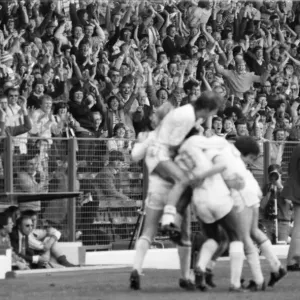 Leeds United 2. v. Brighton and Hove Albion 1. Division 1 Football. May 1982 MF07-01-002 Leeds United 2. v. Brighton and Hove Albion 1. Division 1 Football. May 1982 MF07-01-002