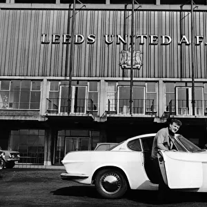 Leeds United captain Billy Bremner getting into his car outside Elland Road