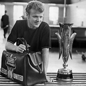 Leeds United captain Billy Bremner seen here waiting at customs for clearence at