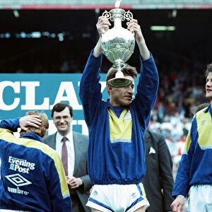 Leeds United are presented with the League Title 1992 League Campaign