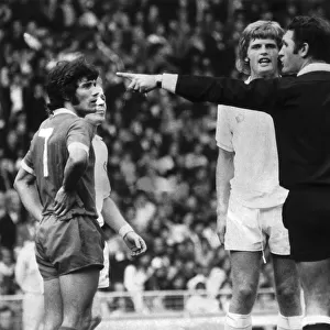 Leeds United v Liverpool, Charity Shield match at Wembley Stadium August 1974