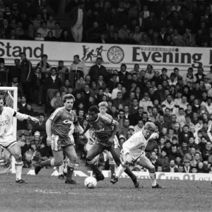 Leeds United v Liverpool League Division One Print