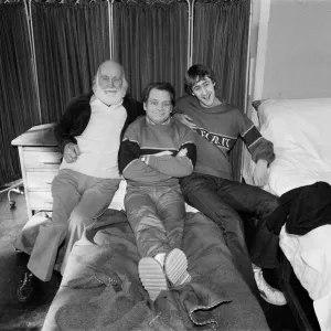 Left to right, Buster Meredith, David Jason and Nicholas Lyndhurst who all appear in Left to right, Buster Meredith, David Jason and Nicholas Lyndhurst who all appear in