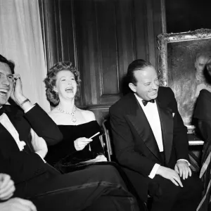 Ludovic Kennedy, Moira Shearer and Frank Lawton Print 1955 Ludovic Kennedy, Moira Shearer and Frank Lawton Print 1955