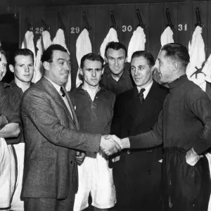 Legendary Everton footballer Dixie Dean pays a special visit to Goodison park Legendary Everton footballer Dixie Dean pays a special visit to Goodison park