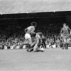 Leicester City 1-0 Liverpool, Charity Shield football match at Filbert Street Leicester City 1-0 Liverpool, Charity Shield football match at Filbert Street