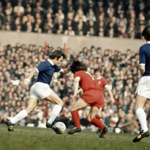 Leicester City v Liverpool 1974 Division 1 Print