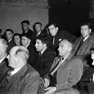Leicester football team, FA Cup Finalists, pictured during an outing to Stevenage cinema Leicester football team, FA Cup Finalists, pictured during an outing to Stevenage cinema