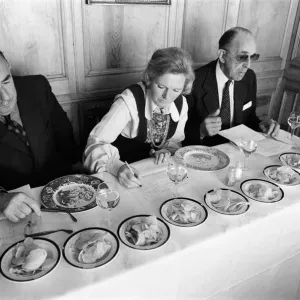 Len Moss (Meat Traders), Mary Berry and Squadron Leader W. (Bill) Gosden (R. A Len Moss (Meat Traders), Mary Berry and Squadron Leader W. (Bill) Gosden (R. A