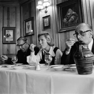 Len Moss (Meat Traders), Mary Berry and Squadron Leader W. (Bill) Gosden (R. A Len Moss (Meat Traders), Mary Berry and Squadron Leader W. (Bill) Gosden (R. A
