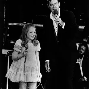 Lena Zavaroni Pop Singer with American singer Jerry Lewis