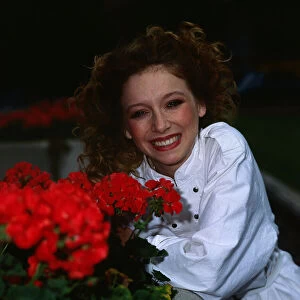 Lena Zavaroni wearing white blouse June 1987