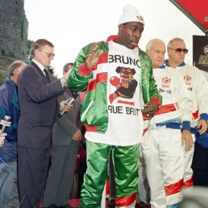 Lennox Lewis vs. Frank Bruno at the National Stadium, Cardiff Arms Park