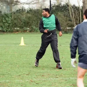 Lenny Henry Training with Reading FC Print 28th March 1991 Lenny Henry Training with Reading FC Print 28th March 1991