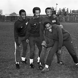 Lenny Henry training with West Bromwich Albion. 15th November 1978 Lenny Henry training with West Bromwich Albion. 15th November 1978