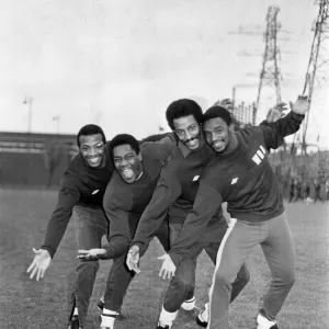 Lenny Henry training with West Bromwich Albion. 15th November 1978 Lenny Henry training with West Bromwich Albion. 15th November 1978