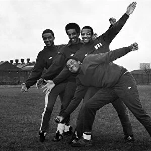 Lenny Henry training with West Bromwich Albion. 15th November 1978