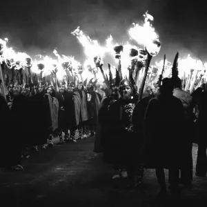 Lerwick Up Helly Aa festival is a tradition that originated in the 1880s