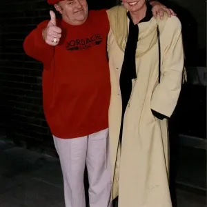 Les Dawson Comedian with wife after spending Christmas in Hospital
