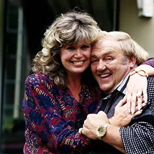 Les Dawson comedian with wife Tracy DBase