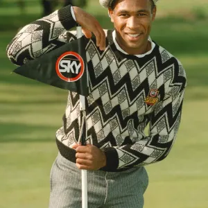 Les Ferdinand Newcastle FC Football player dress up as a 1920