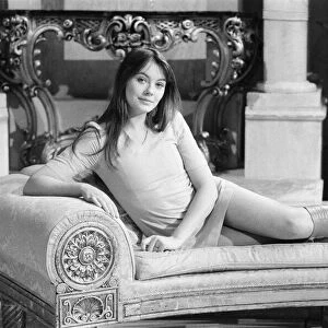 Lesley Anne Down, British actress aged 17 years old, pictured Wednesday 20th October 1971