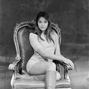 Lesley Anne Down, British actress aged 17 years old, pictured Wednesday 20th October 1971