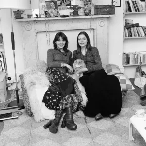 Lesley Anne Down and Jacqueline Tong, British actresses who will be starring in the new Lesley Anne Down and Jacqueline Tong, British actresses who will be starring in the new