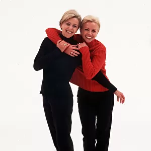 Leslie Ash actress with sister Debbie Ash