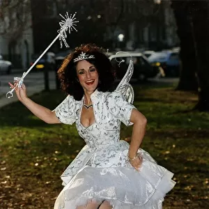 Leslie Joseph Actress who stars in Birds of a Feather dressed as a Fairy
