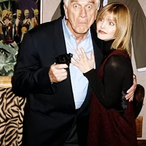 Leslie Nielsen Actor and Naked Gun Star with Priscilla Presley his co Actress