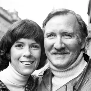 Leslie Phillips and Fran O Linn in Newcastle Print 1976 Leslie Phillips and Fran O Linn in Newcastle Print 1976